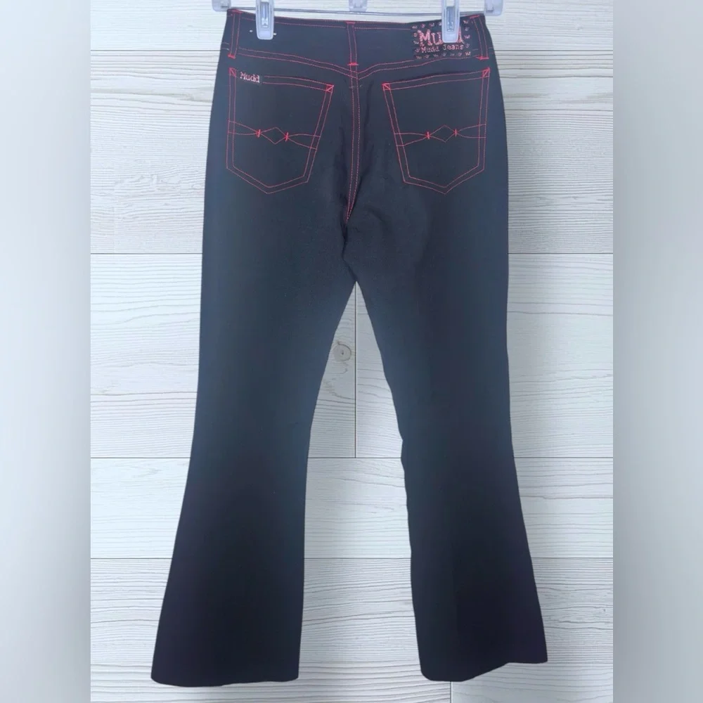 MUDD Women’s Y2K Fit & Flare Jegging Pants